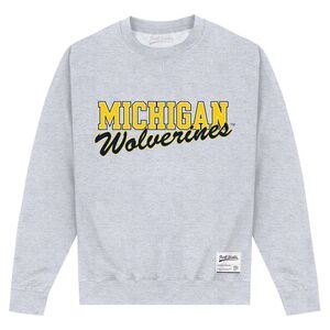 Michigan Wolverines Unisex Adult Sweatshirt / Heather Grey
